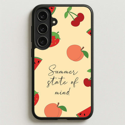 Summer State Of Mind Fruits Pattern Phone Case for Galaxy S25FE