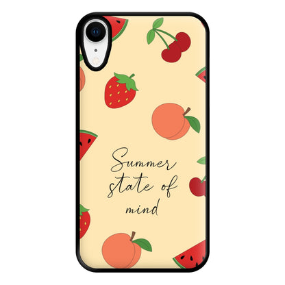 Summer State Of Mind Fruits Pattern Phone Case for iPhone XR