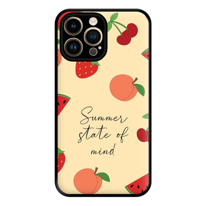 Summer State Of Mind Fruits Pattern Phone Case for iPhone 14 Pro Max
