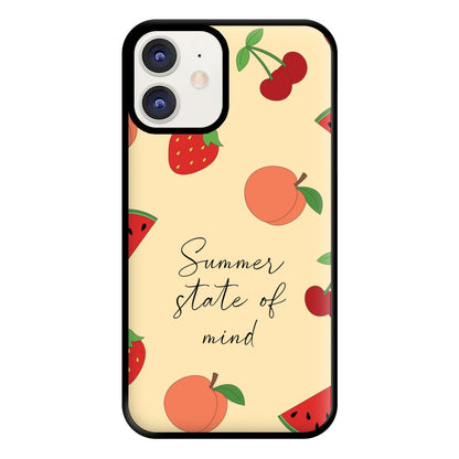 Summer State Of Mind Fruits Pattern Phone Case for iPhone 12 / 12 Pro