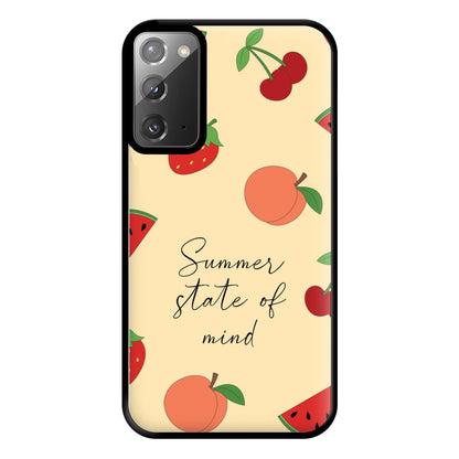 Summer State Of Mind Fruits Pattern Phone Case for Galaxy Note 20 Ultra