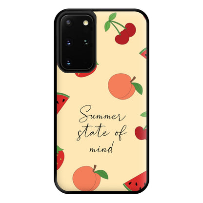 Summer State Of Mind Fruits Pattern Phone Case for Galaxy S20 Plus