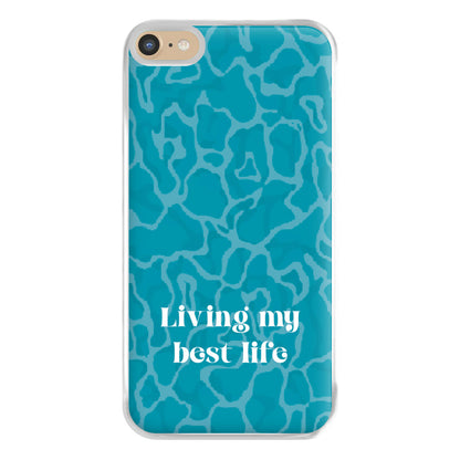 Living My Best Life Water Pattern Phone Case for iPhone 6 Plus / 7 Plus / 8 Plus
