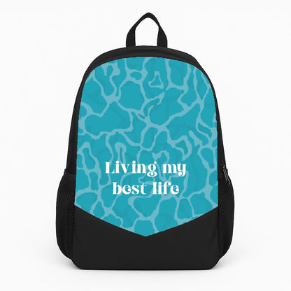 Living My Best Life Water Pattern Backpack