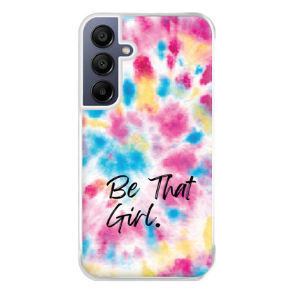 Tie Die Be That Girl Phone Case for Galaxy A16