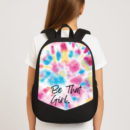 Tie Die Be That Girl Large School Bag