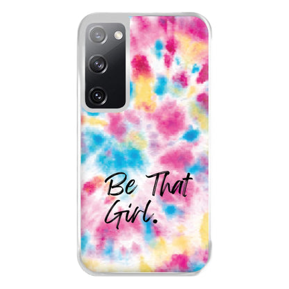 Tie Die Be That Girl Phone Case for Galaxy S20
