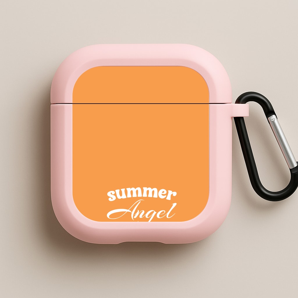 Summer Angel Pink AirPods Case
