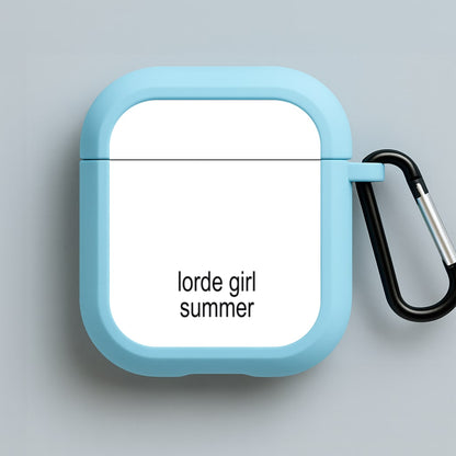 Lorde Girl Summer Blue AirPods Case