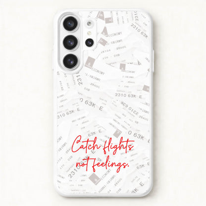 Catch Flights Not Feelings Collage Phone Case for Galaxy S26 Ultra