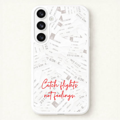 Catch Flights Not Feelings Collage Phone Case for Galaxy S26
