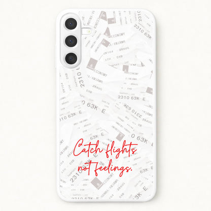 Catch Flights Not Feelings Collage Phone Case for Galaxy A57