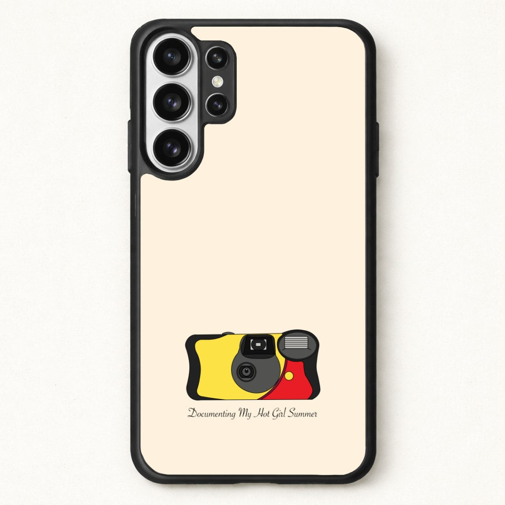 Documenting My Hot Girl Summer Camera Phone Case for Galaxy S26 Ultra