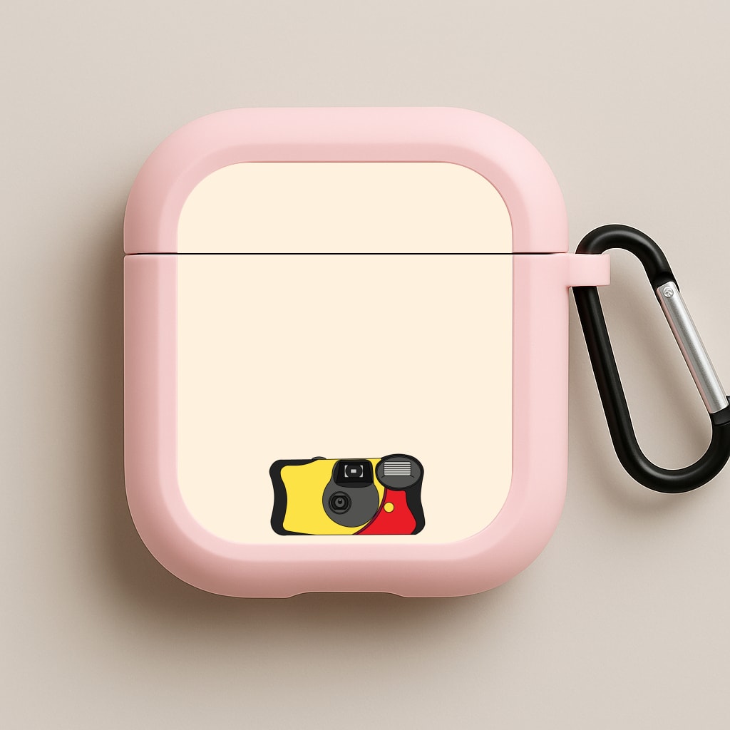 Documenting My Hot Girl Summer Camera Pink AirPods Case