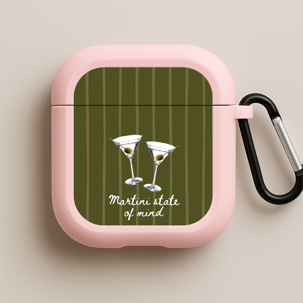 Martini State Of Mind Pink AirPods Case