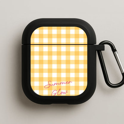 Tartan Summer Glow AirPods Case