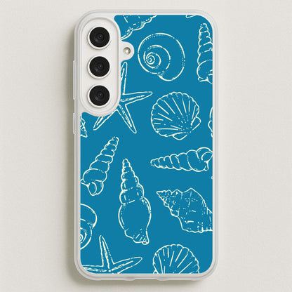 Sketched Shells Pattern Phone Case for Galaxy S25FE