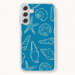 Sketched Shells Pattern Phone Case for Galaxy A37
