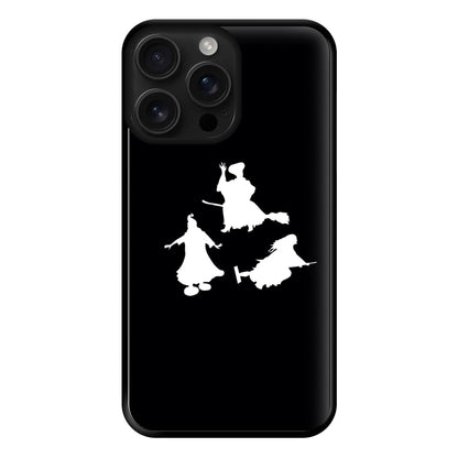 Witches Outline - Hocus Halloween Phone Case for iPhone 16 Pro Max