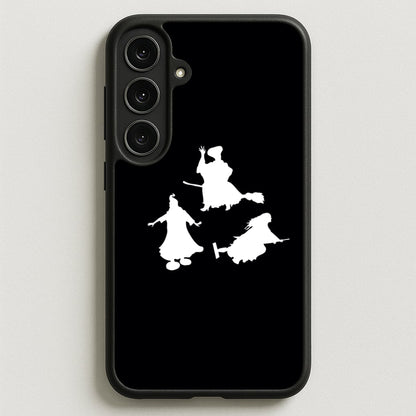 Witches Outline - Hocus Halloween Phone Case for Galaxy S25FE