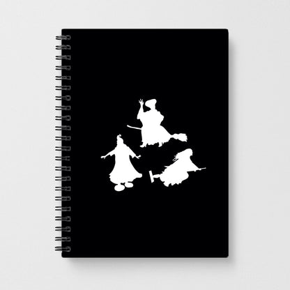 Witches Outline - Hocus Halloween Notebook