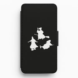 Witches Outline - Hocus Halloween Flip / Wallet Phone Case