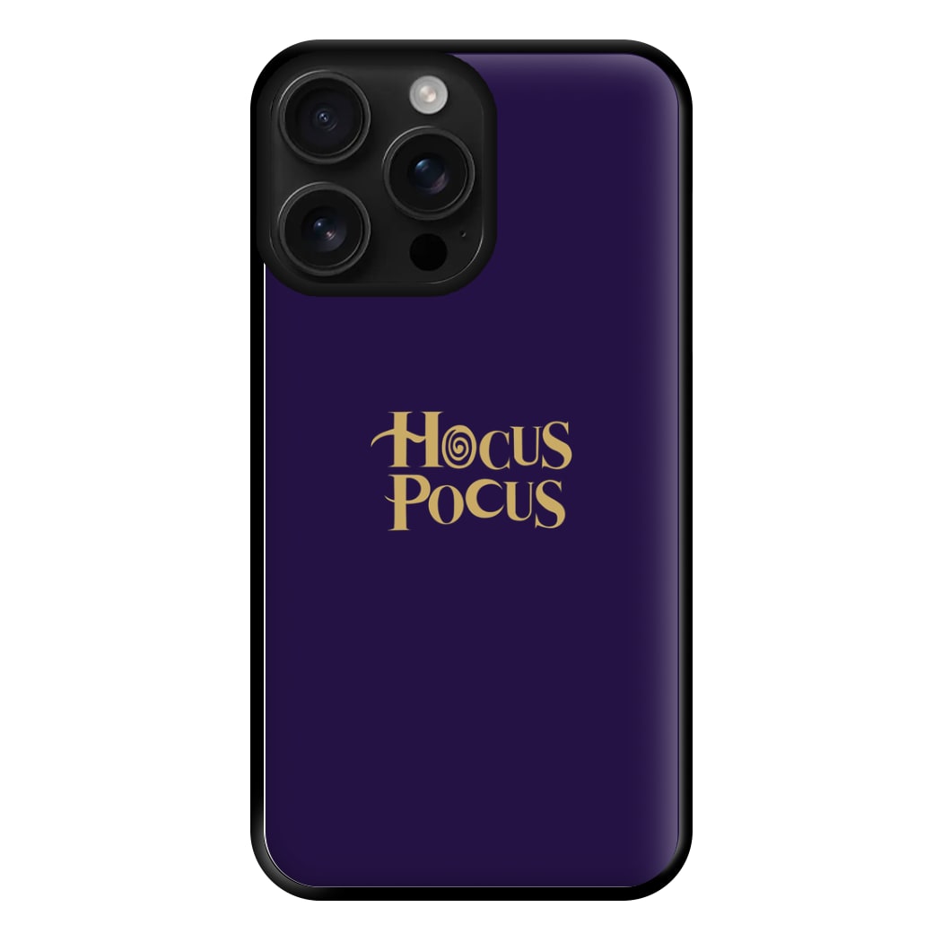 Text - Hocus Halloween Phone Case