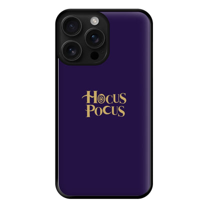 Text - Hocus Halloween Phone Case for iPhone 16 Pro Max