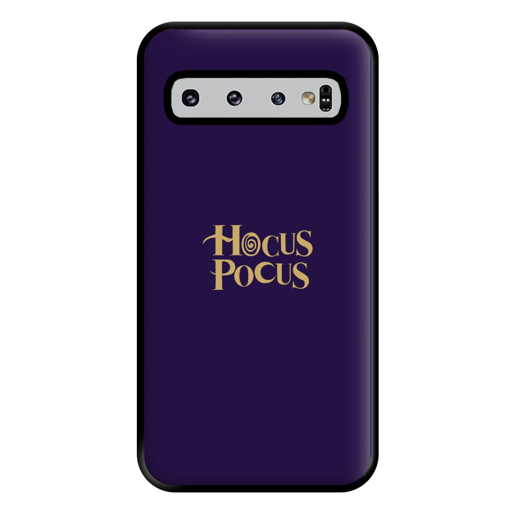 Text - Hocus Halloween Phone Case for Galaxy S10 Plus