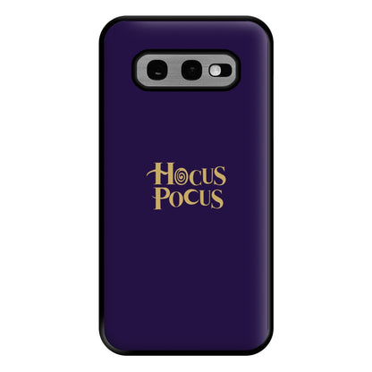 Text - Hocus Halloween Phone Case for Galaxy S10e