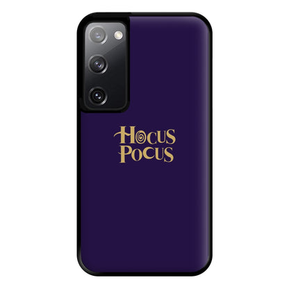 Text - Hocus Halloween Phone Case for Galaxy S20