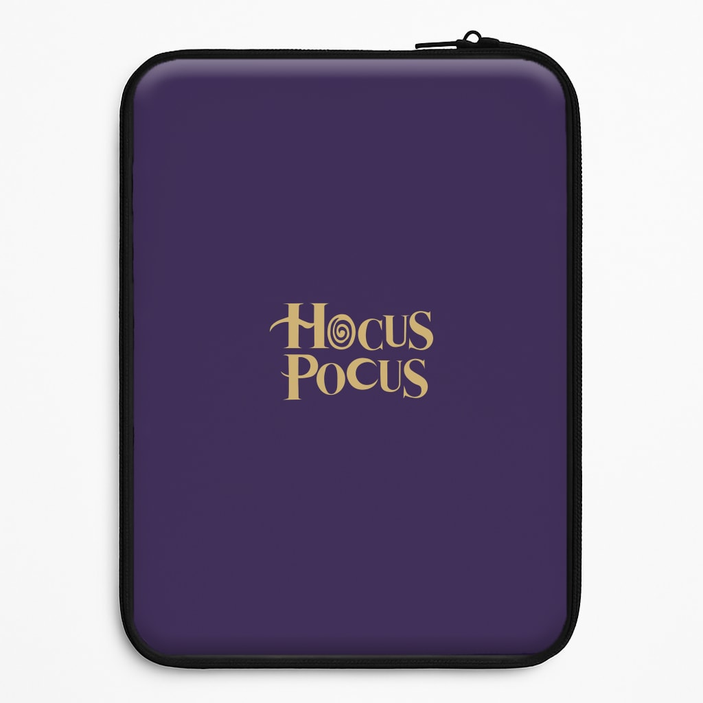 Text - Hocus Halloween Laptop Sleeve
