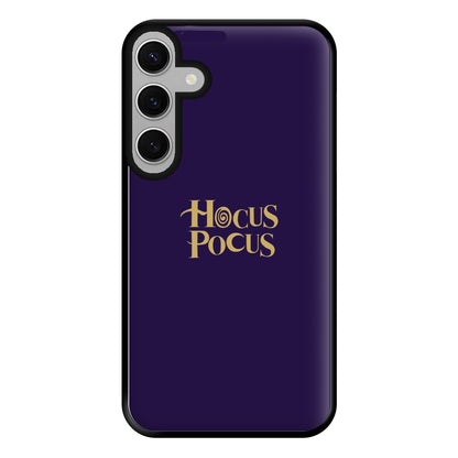 Text - Hocus Halloween Phone Case for Galaxy S24FE