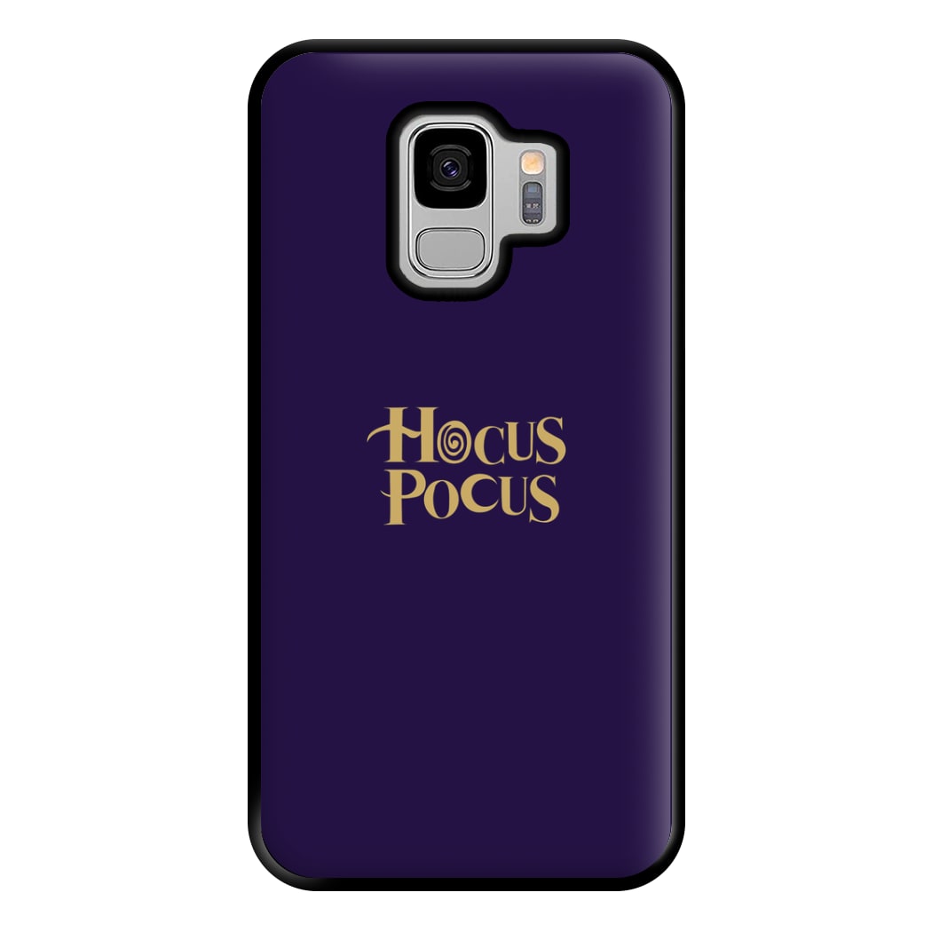 Text - Hocus Halloween Phone Case for Galaxy S9 Plus