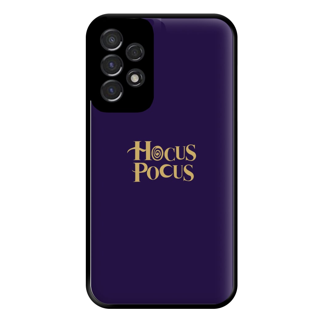 Text - Hocus Halloween Phone Case for Galaxy A53