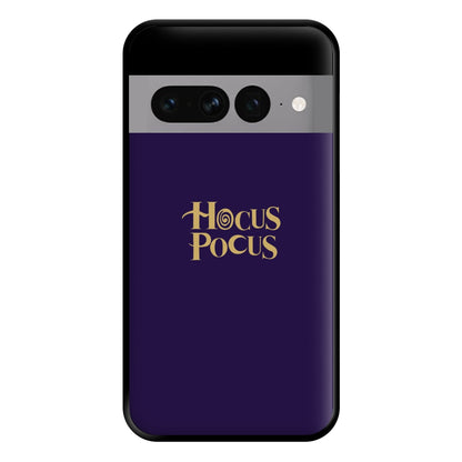 Text - Hocus Halloween Phone Case for Google Pixel 7 Pro