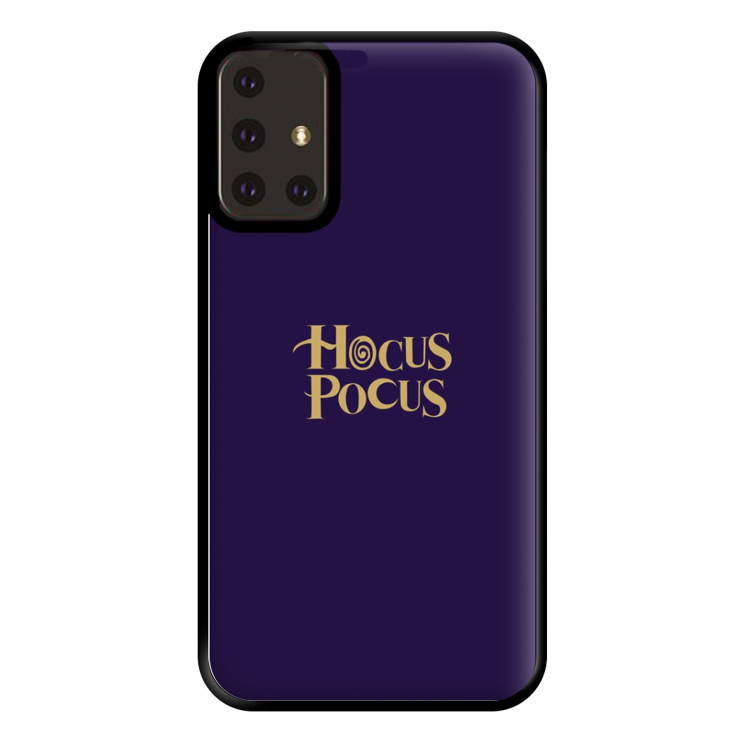 Text - Hocus Halloween Phone Case for Galaxy A71