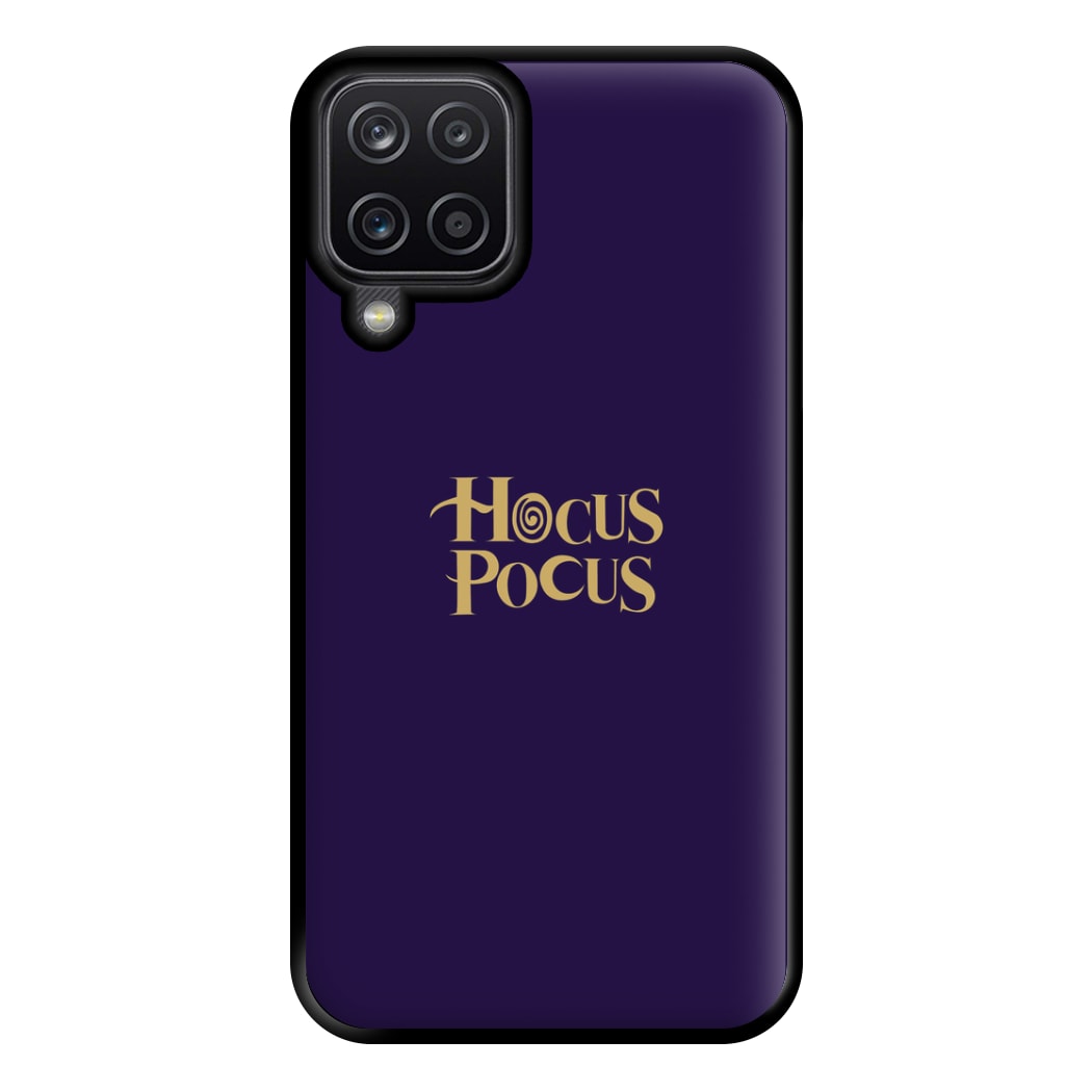 Text - Hocus Halloween Phone Case for Galaxy A12