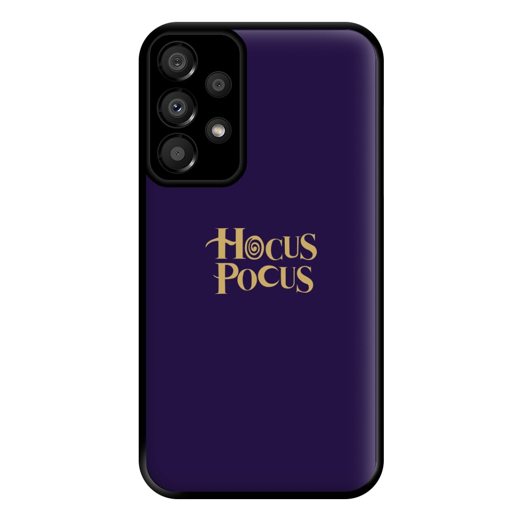 Text - Hocus Halloween Phone Case for Galaxy A33