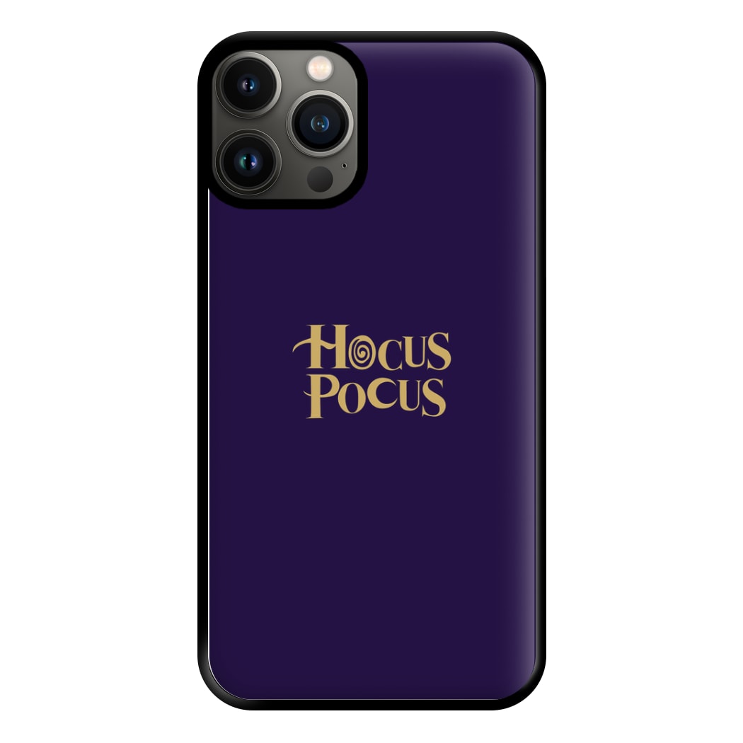 Text - Hocus Halloween Phone Case for iPhone 11 Pro Max