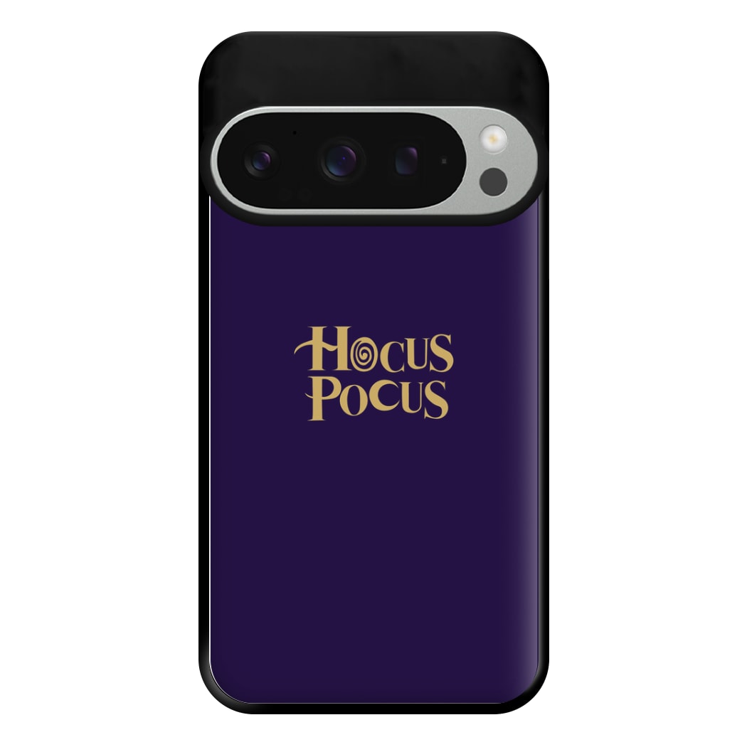 Text - Hocus Halloween Phone Case for Google Pixel 9 Pro XL