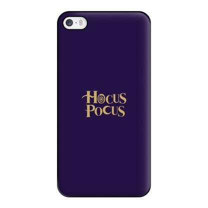 Text - Hocus Halloween Phone Case for iPhone 5 / 5s / SE 2016