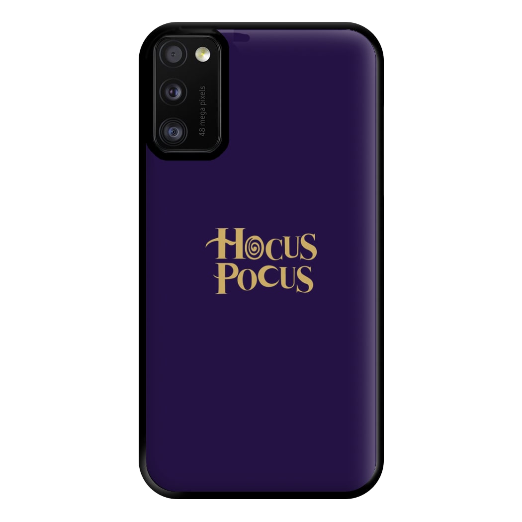 Text - Hocus Halloween Phone Case for Galaxy A41