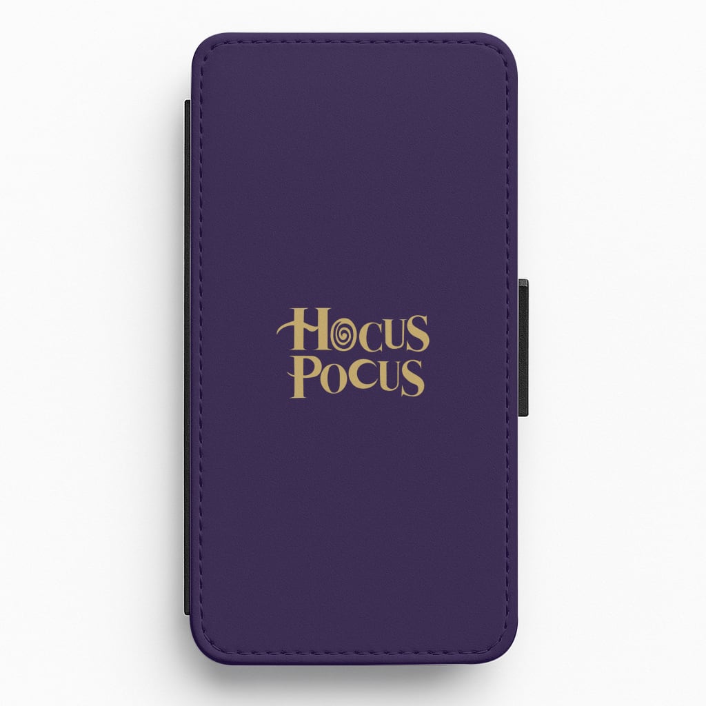 Text - Hocus Halloween Flip / Wallet Phone Case