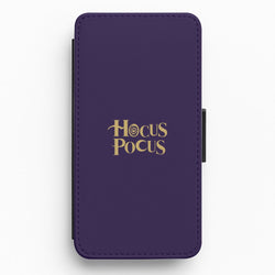 Text - Hocus Halloween Flip / Wallet Phone Case
