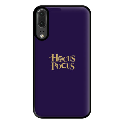 Text - Hocus Halloween Phone Case for Huawei P20