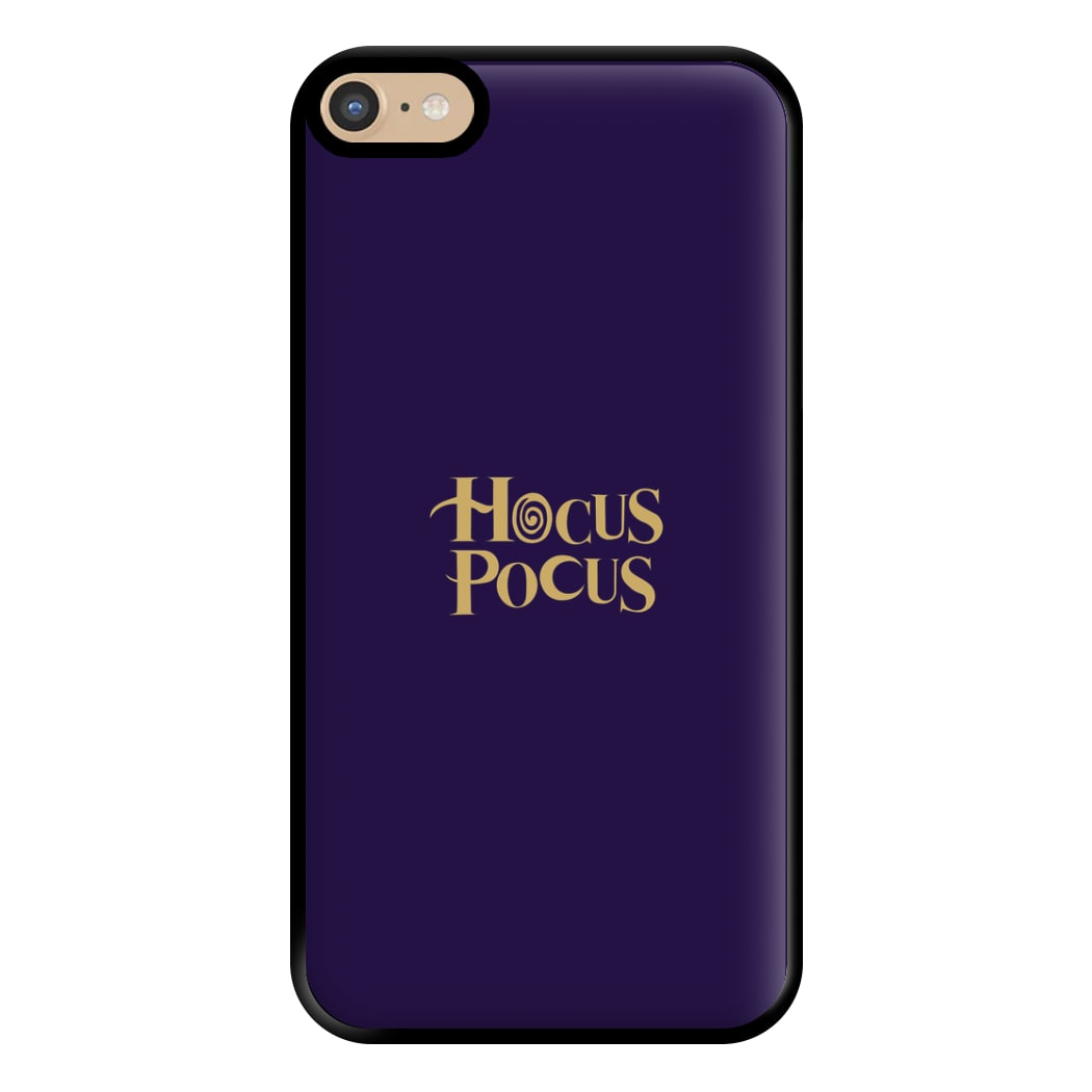 Text - Hocus Halloween Phone Case for iPhone 6 Plus / 7 Plus / 8 Plus