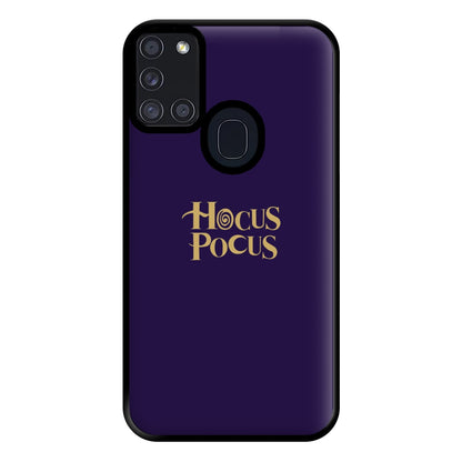 Text - Hocus Halloween Phone Case for Galaxy A21s