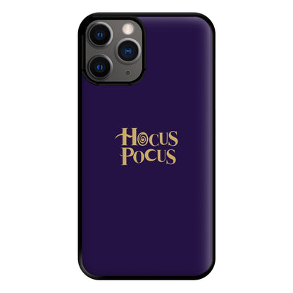 Text - Hocus Halloween Phone Case for iPhone 12 Pro Max