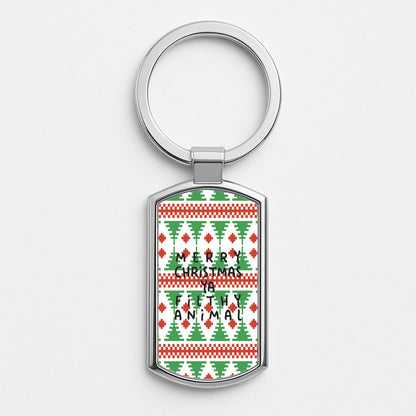 Ya Filthy Animal Silver Keyring